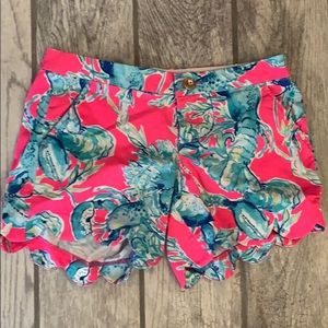 Lilly Pulitzer shorts, hot pink